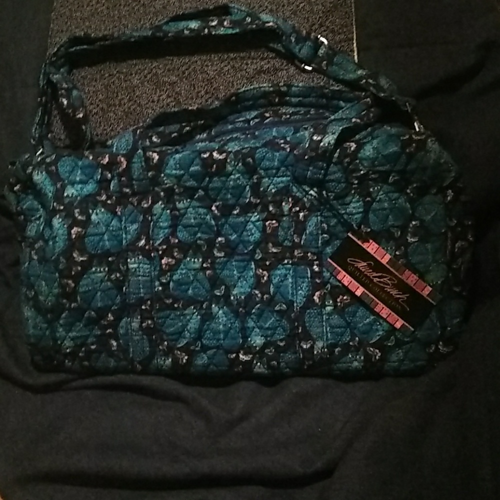 2017 Laura Burch quilted weekend bag